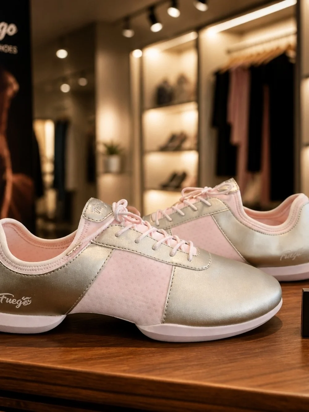 Fuego Split Sole Dance Sneakers   Women's Size 12 Mens 10.5
